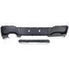 BMW F20 F21 (11-15) 120d 125i 125d M sport aizmugurējā bampera difuzors, melns/matēts