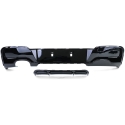 BMW F20 F21 (11-15) 120d 125i 125d M sport aizmugurējā bampera difuzors, melns/glancēts