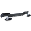BMW G22 G23 420i 420d 430i 430d aizmugurējā bampera difuzors melns/glancēts 440 Look + izpūtēja uzgaļi