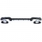 BMW G20/G21 (19-22) 320i, 330i, 320e, 330e, 320d, 330d M-tech / M-performance aizmugurējā bampera difuzors melns/glancēts + izpūtēja uzgaļi melni 340 Look