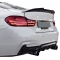 BMW F32 coupe spoileris uz bagāžnieka Duck style melns/glancēts