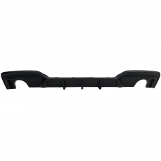 BMW F12 / F13 / F06 aizmugurējā bampera difuzors melns matēts 640d 640i