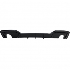 BMW F12 / F13 / F06 aizmugurējā bampera difuzors melns glancēts 640d 640i