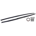 BMW F30/F31 (11-18) M-Performance sānu sliekšņu uzlikas melnas/glancētas