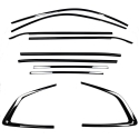 BMW X3 G01 Shadow line logu līstes, melnas/glancētas