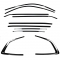 BMW X3 G01 Shadow line logu līstes, melnas/glancētas