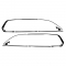 BMW X7 G07 Shadow line logu līstes, melnas/glancētas