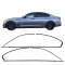 BMW G30 Shadow line logu līstes, melnas