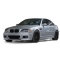 BMW E46 M bampera miglas lukturu rāmīši, melni/glancēti
