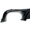 BMW E39 sedana + touringa aizmugurējā M pack bampera diffuzors SPORT melns/glancēts