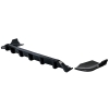 BMW X4 F26 (14-18) aizmugurējā M-pack bampera difuzors + spliteri melns/glancēts