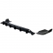 BMW X4 F26 (14-18) aizmugurējā M-pack bampera difuzors + spliteri melns/glancēts