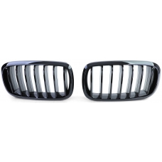 BMW X5 F15 (13-18), X6 F16 (14-19) priekšējās restes melnas/glancētas