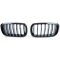 BMW X5 F15 (13-18), X6 F16 (14-19) priekšējās restes melnas/glancētas