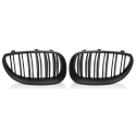 BMW E60/E61 (03-10) priekšējās restes, melnas dubultās