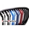 BMW F20/F21 (11-14) priekšējās restes melnas/glancētas dubultās 3 krāsu