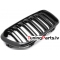 BMW F20/F21 (15-18) priekšējās restes, melnas/glancētas dubultās