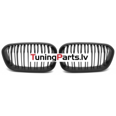 BMW F20/F21 (15-18) priekšējās restes melnas/matētas dubultās