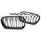 BMW F20/F21 (15-18) priekšējās restes melnas/glancētas dubultās 3 krāsu BMW F20/F21 (15-18) priekšējās restes melnas/glancētas dubultās 3 krāsu