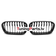 BMW F20/F21 (15-18) priekšējās restes melnas/glancētas