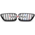 BMW F22/F23 (13-21) priekšējās restes melnas/glancētas dubultās 3 krāsu