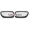 BMW E90/E91 (09-11) LCI priekšējās restes melnas/glancētas