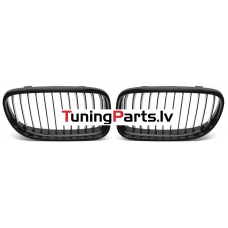 BMW E90/E91 (09-11) LCI priekšējās restes melnas/glancētas