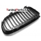 BMW E90/E91 (09-11) LCI priekšējās restes melnas/glancētas
