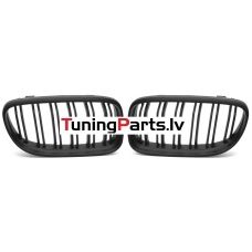 BMW E90/E91 (09-11) priekšējās restes melnas/matētas dubultās