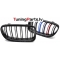 BMW E90/E91 (09-11) priekšējās restes melnas/glancētas dubultās 3 krāsu