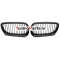BMW E92/E93 (06-10) priekšējās restes melnas/glancētas BMW E92/E93 (06-10) priekšējās restes melnas/glancētas