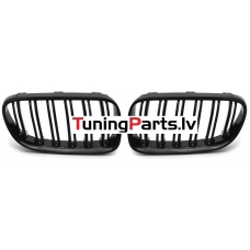BMW E92/E93 (10-13) priekšējās restes melnas/glancētas dubultās
