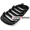 BMW E92/E93 (10-13) priekšējās restes melnas/glancētas dubultās