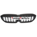 BMW G20/G21 (19-22) priekšējās restes, melnas/matētas dubultās
