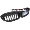 BMW G20/G21 (19-22) priekšējās restes, melnas/glancētas 3 krāsu