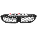 BMW G20/G21 (19-22) priekšējās restes Diamond Style melnas/glancētas/hromētas