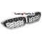 BMW G20/G21 (19-22) priekšējās restes Diamond Style sudraba/matētas/hromētas