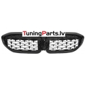 BMW G20/G21 (19-22) priekšējās restes Diamond Style melnas/glancētas