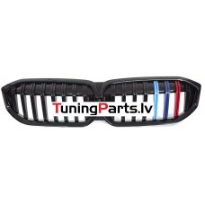 BMW G20/G21 (22-...) LCI priekšējās restes melnas/glancētas 3 krāsu