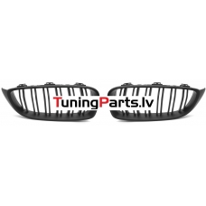 BMW F32/F33/F36 (13-20) priekšējās restes melnas/matētas dubultās