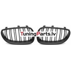 BMW E60/E61 (03-10) priekšējās restes melnas/matētas dubultās