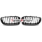 BMW F10/F11 (10-16) priekšējās restes melnas/glancētas