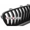 BMW F10/F11 (10-16) priekšējās restes melnas/glancētas