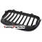 BMW F10/F11 (10-16) priekšējās restes melnas/matētas