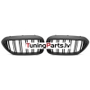 BMW G30/G31 (17-20) priekšējās restes melnas/matētas dubultās