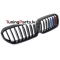 BMW G30/G31 (20-23) priekšējās restes, melnas/glancētas 3 krāsu