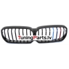 BMW G30/G31 (20-23) priekšējās restes, melnas/glancētas 3 krāsu