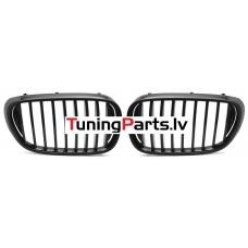 BMW G11/G12 (15-19) priekšējās restes melnas/glancētas