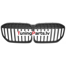 BMW G11/G12 (19-22) LCI priekšējās restes melnas/matētas