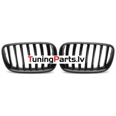 BMW X5 E70 (07-13), X6 E71 (08-14) priekšējās restes melnas/glancētas